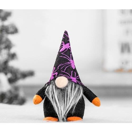 Creative Halloween Faceless Doll, Lovely Cartoon Long Beard Old Man Shape Plush Toy Holiday Party Home Decoration Ornaments