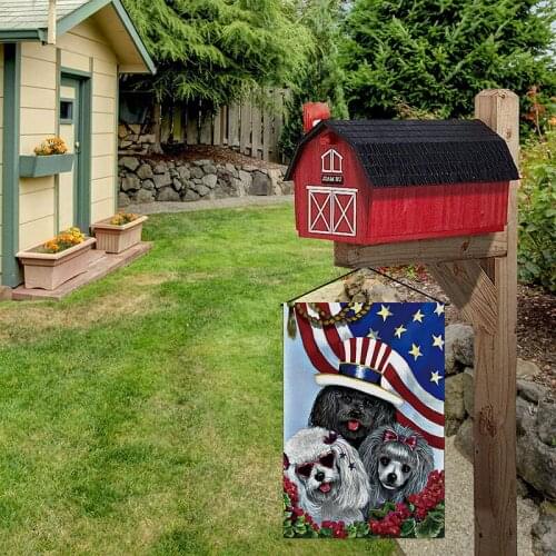 Summer Garden Sign Lovely Dog Welcome Banner For Yard Balcony Outdoor Home Decoration Garden Flag with High Quality House Decor