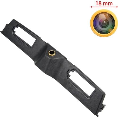 Misayaee Golden HD Car Rear View Reverse Backup Camera Trunk Handle for Jeep Compass Commander Jeep Longitude 2017-2019