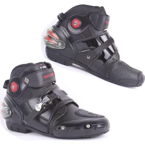 Pro-biker summer moder motorcycle boots SPEED BIKERS Microfiber leather racing boots waterproof A9003