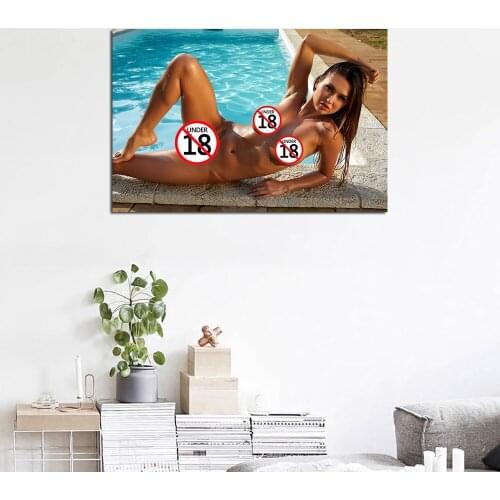 Wall Art Posters and Prints Beauty Girl Hot Body Sexy Model Charming Woman Modern Canvas Paintings for Living Room Decor