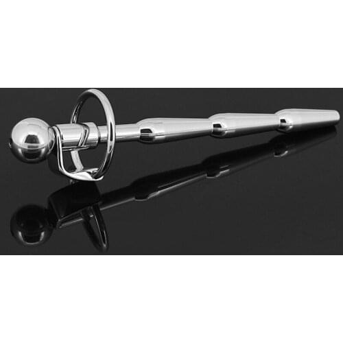 Stainless Steel Urethral Sound Penis Plug Cock Ring Adult Sex Toys For Men Cbt Urethral Dilators Stimulators Metal Sounding Rod