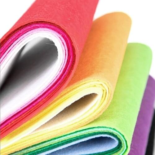 1 Set Needlework Handmade Non-Woven Fabric DIY Crafts Materials Kindergarten Decorations Sewing Felt Crafting Toys Dolls Cloth