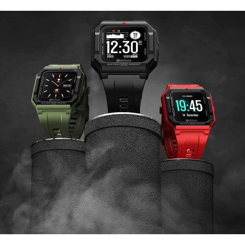 NEW 2021 Zeblaze Ares Smart Watch Bluetooth Smartwatch 3 ATM Heart Rate Tracking 15Days Battery Life Watch For Android IOS Phone