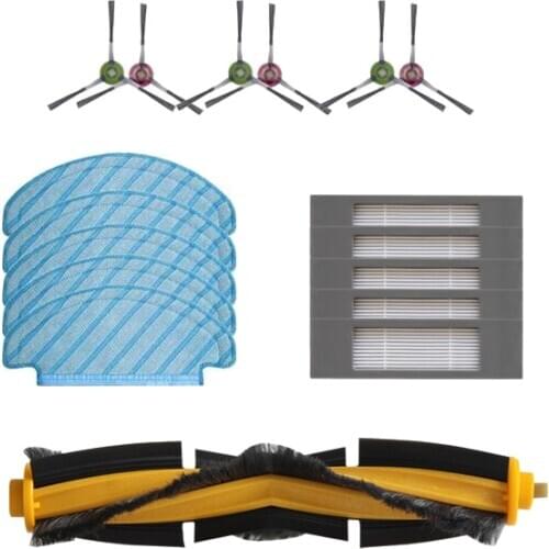 Main Brush Side Brush HEPA Cleaning Cloth for Ecovacs Deebot T8 Robot Vacuum Cleaner Accessories