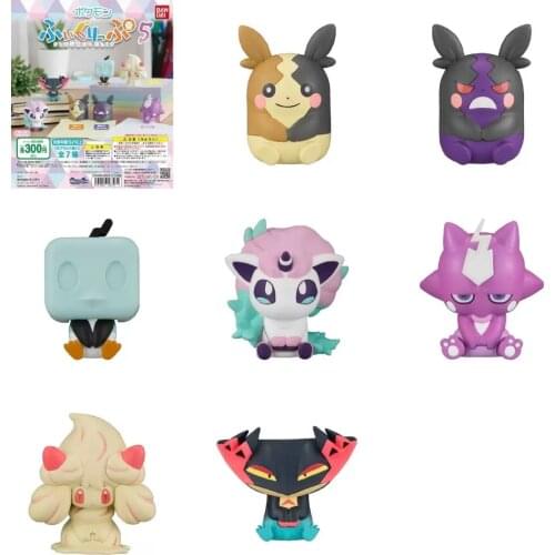 Genuine Pokemon CANDY TOY Toxel Morpeko Dragapult Alcremie Cute Action Figure Model Toys