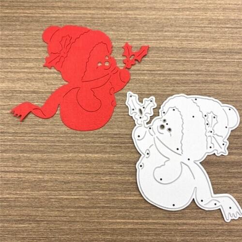 Christmas DIY Scrapbooking Photo Album Paper Card Craft Cute Embossing Metal Cutting Dies Stencils Scrapbooking