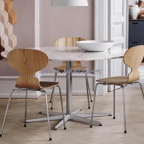 Ant Chair Ant Chair/simple Modern Designer Curved Wood Curved Board Leisure Dining Chair