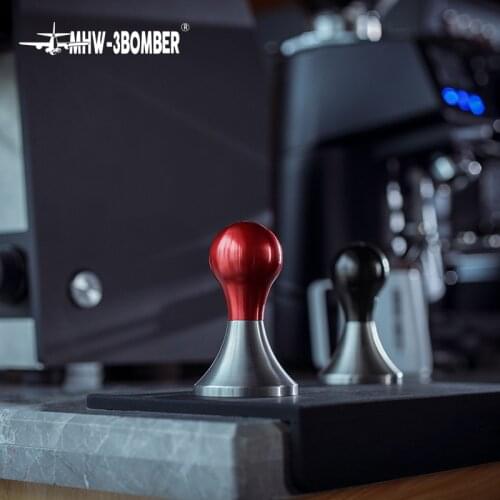 MHW-3BOMBER Coffee Tamper 53mm Barista Tools Coffee Accessories Stainless Steel Distributor Reusable Tamping Latte Espresso