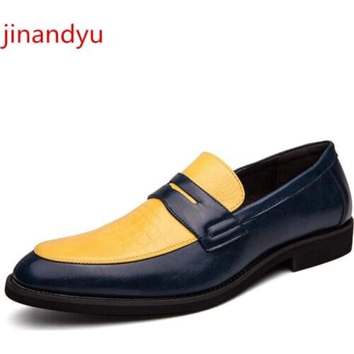 Size 47 48 Man Shoes High Quality Elegante Dress Shoes Mens Fashion Pointed Toe Leather Loafers Men Oxfords Boys Wedding Shoes