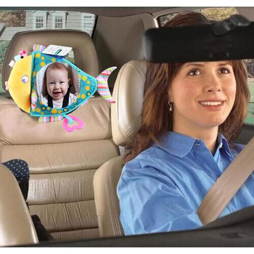 Colorful Fish Design Safety Seat Rear View Mirror Baby Car Reverse Installation Safety Rear Mirror Child Car Accessories