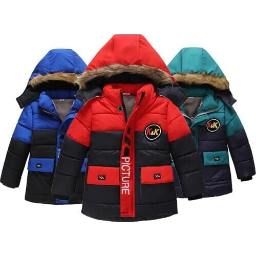 Winter Boy Jackets Kids Boys Coat Children Winter Outerwear Coats Casual Baby Girls Clothes Autumn Winter Parkas