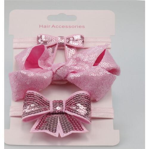 3pcs/set Elastic Flower Baby Headbands for Baby Girls Hair Accessories Cute Bows Nylon Hair Band for Infants Newborn haarband