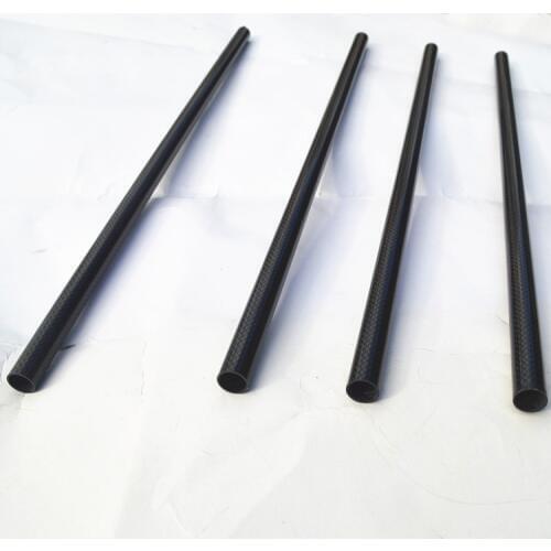4pcs Roll Wrapped Carbon Fiber Tube 3K 16mm*14mm*500mm Glossy matt surface carbon parts seat post
