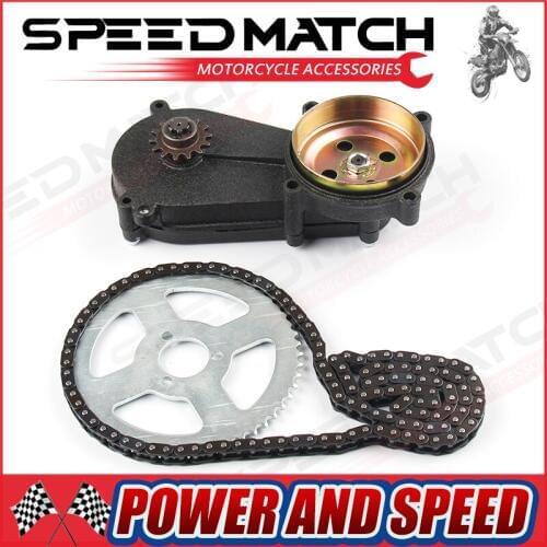 47cc 49cc pocket bike liya front gearbox transmission gear box mini moto atv with t8f chain and Chain plate 2 stroke engine part