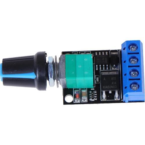 5V-16V 10A DC Motor Speed Controller Governor Stepless Speed Regulator LED Dimmer Speed Control for Home LED Light Control
