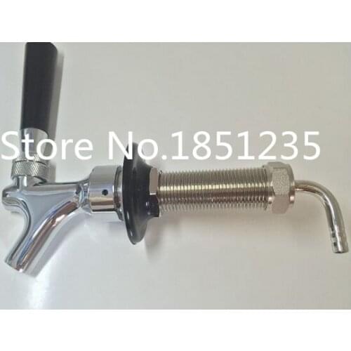 80 mm shank US style brass material draft beer tap/faucet for your homebrew jockey box or beer fridge
