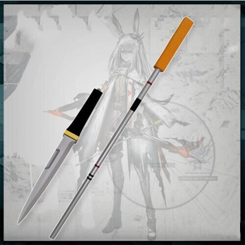 Anime! Arknights FrostNova Cosplay Sword Stick Canes Prop RHODES ISLAND Game Member Cosplay Weapons Wands Props Halloween Party