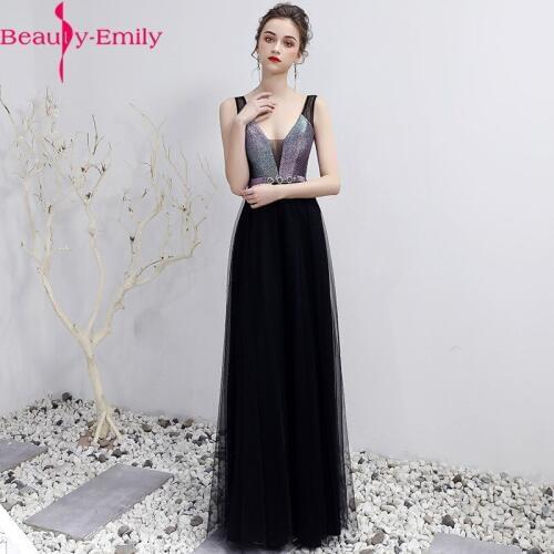 Beauty-Emily V-neck Women Dresses