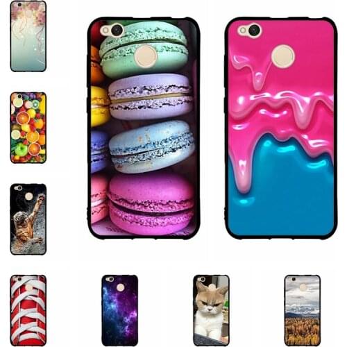 Cases For Xiaomi Redmi 4X Case Cover Flower Silicon Cute Cover For Xiaomi Redmi 4X Pro Case Cover For Xiaomi Redmi 4X Phone Case