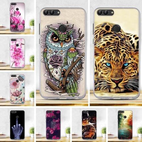 For Huawei P Smart 2018 Case TPU Soft Silicon Shell Back Cover Phone Cases For Fundas Huawei P Smart Cover FIG-LX1 Enjoy 7S Case