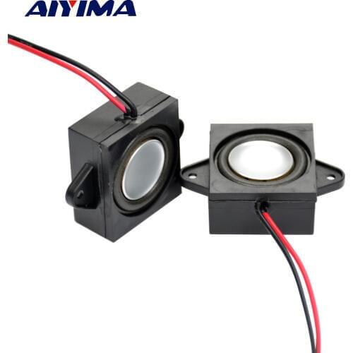 AIYIMA 2Pcs Full Range Audio Portable Speakers 8 Ohm 3W Single Tone Speaker Mini Stero Advertising Computer Speakers