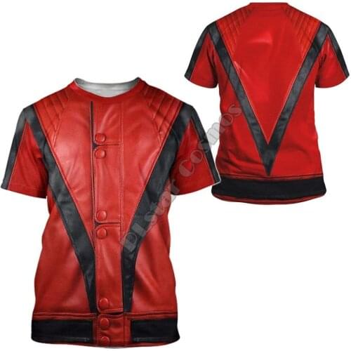 PLstar Cosmos Michael Jackson 3D Printed t-shirt Harajuku Streetwear T shirts Funny Men For Women Short Sleeve 12