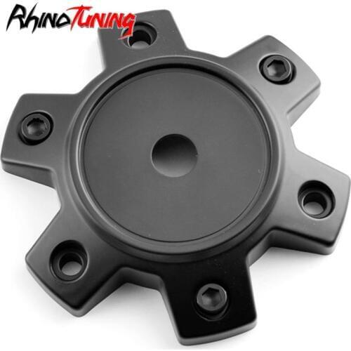 1x 113mm For Black Rhino Car Wheel Center Hubcaps Covers Wheels Rim Hub Caps Emblem Auto Styling Accessories #CAP-M-1018 #C-728