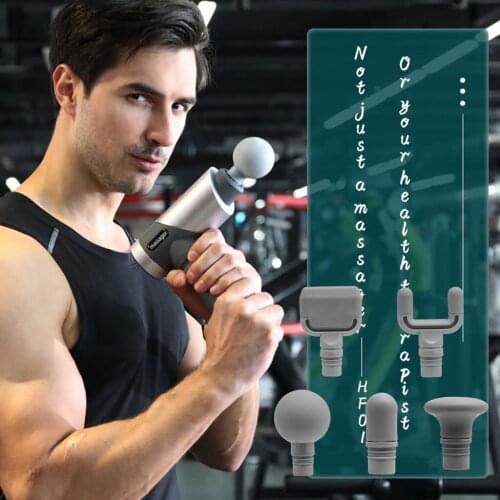 Massage Gun Deep Tissue Percussion Muscle Massager For Pain Relief 20 Speeds LCD Touch Display Fascia Gun Electric Body Massager