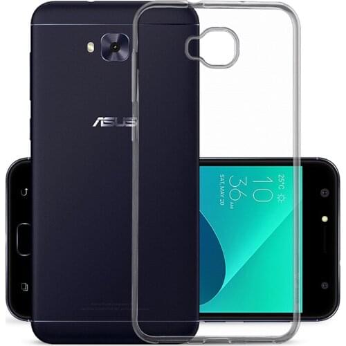 Shockproof Soft Clear Ultrathin Back Cover for ASUS ZenFone 4 Selfie ZenFone Live Plus Transparent TPU Durable Armor Phone Case