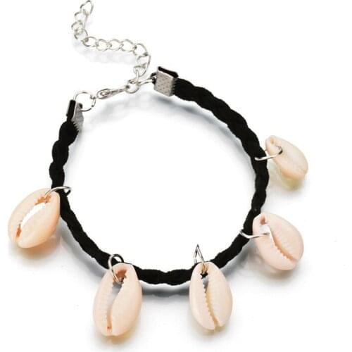 Hot Sale Vintage Anklets Shells Beads Starfish Sea Beach Silver For Women New Anklet Leg Bracelet Handmade Bohemian Jewelry