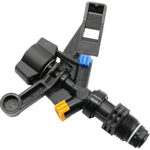 Lawn Irrigation Rotating Sprinkler 360 Degrees Auto-rotate Two Holes Water Spray Head Garden Watering Sprinkler 30 Pcs