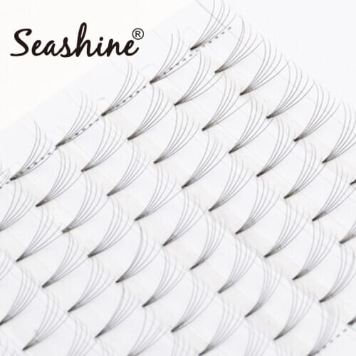 Seashine Short Stem Premade Fans Eyelashes 3d/4d/5d/6d Russian Volume Extensions Faux Mink Lash Extension