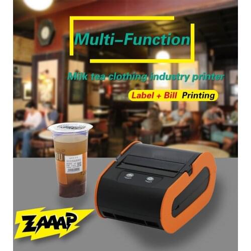 Handheld Bluetooth label printer thermal 3 inch 80mm