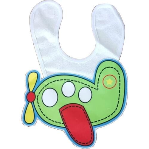 Aircraft Pattern Waterproof Baby Bib