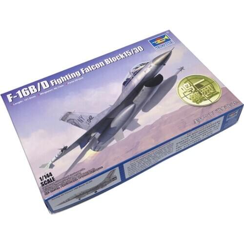Assembled Model 1/144 F-16B/D "Falcons" Two-Seat Fighter