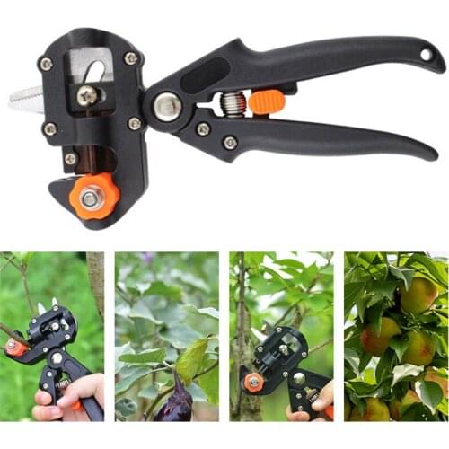 Grafting Pruner Shears Scissor Fruit Tree Vaccination Cutting Tree Multi-function Pruning Shear Pruner Bud Cutter Garden Tools