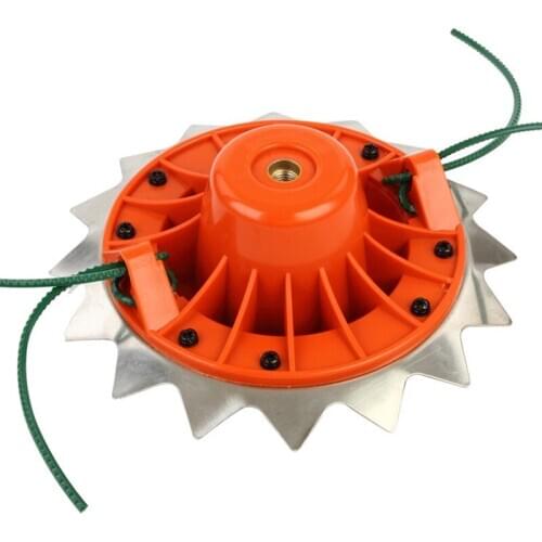 Dual Scratch Universal Steel Trimmer Head Nylon Line Gardening Tools Weed Brush Cutter Garden Grass Parts Trimmer for Lawn Mower