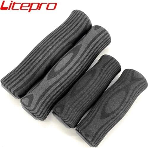 Litepro Bike Grips 90mm 130mm Folding Bike City Bicycle Grip 22.2mm Handlebar High-density Sponge Grips