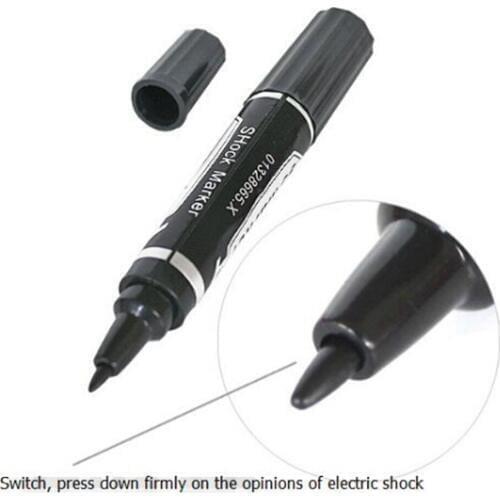 1 Pcs Kids Fun Shocker Joke Gag Prank Gift Crazy Trick Party Supply Electric Shock Marker Pen Novelty Funny Toys Random Color