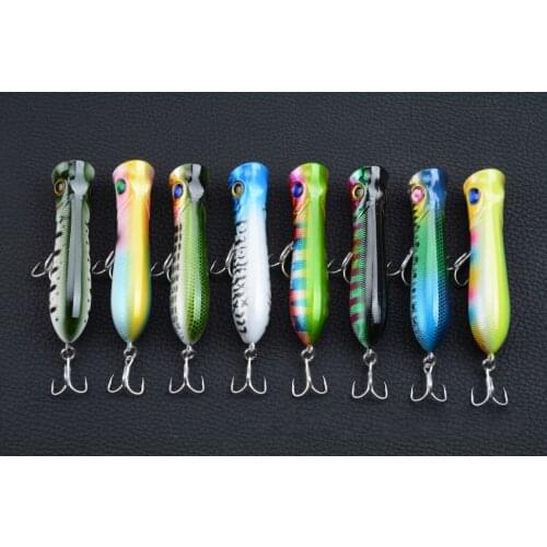 1Pcs 6cm/24.5g Boutique Crankbait Popper Fisnging Lures Floating Artificial Hard Swim Baits Wobblers For Sea Boat Fishing Tackle