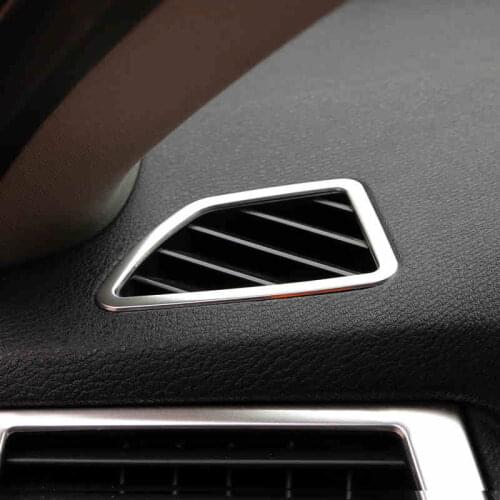 2PCS For BMW F20 F30 F32 F34 F10 F01 E70 E71 F15 F16 Car styling Dashboard Air Conditioning Outlet Frame Decorative Cover Trim