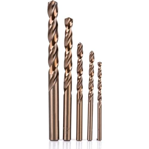 5pcs/set 4-10MM Good Toughness,wear Resistance, High Temperature Resistant. HSS-CO High Speed Steel 5% M35 Cobalt Drill Bit