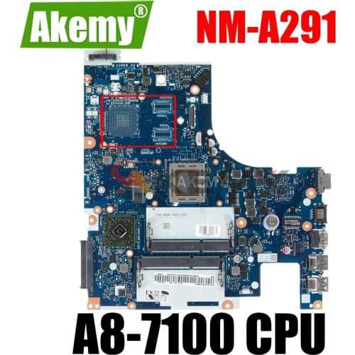 ACLU7/ACLU8 NM-A291 Motherboard For Lenovo Z50-75 G50-75M G50-75 Laptop mainboard With AMD A8-7100 CPU 100% fully tested