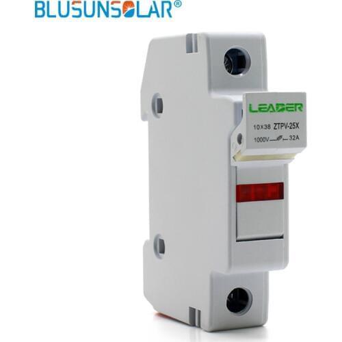 1pcs Solar PV Fuse Holders suitable for 10*38mm PV fuse Fuse Link with LED Indicator light for solar system protection