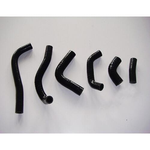 For Honda CRF450 CRF450R CRF 450 R silicone RADIATOR HOSE 02 03 04 2002 2003 2004 black