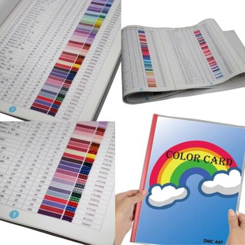 Square Round diamond painting Full Range Diamond Embroidery Color Card Rhinestone Color Identification Card Diamond Art Painting