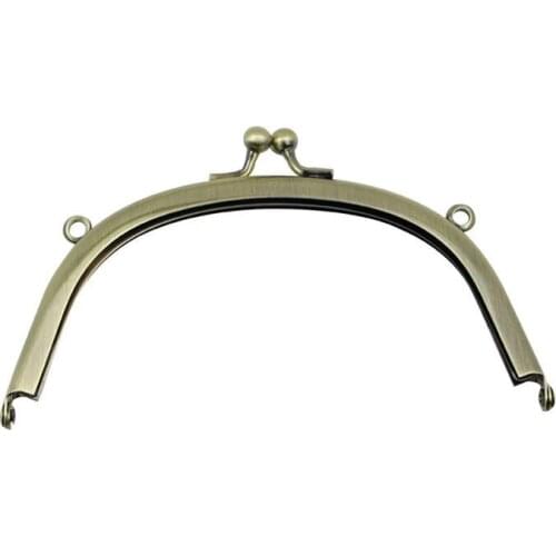 17cm metal purse frames Clutch Purse Frame with chain loops supplies