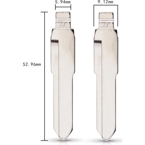 #27 MAZ24R Metal Car Key Blade for KD VVDI JMD Remote key For Mazda M3 M5 M6 3 5 6 Familia