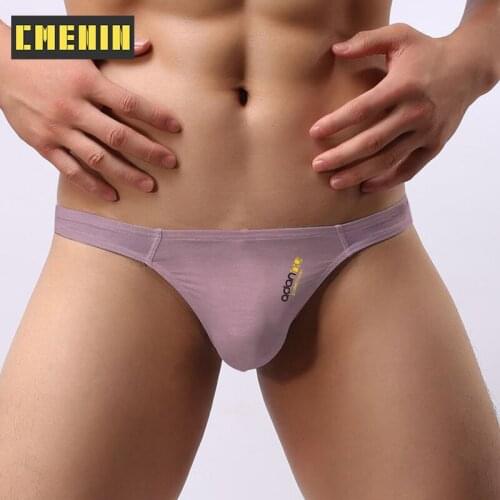 CMENIN 2020 New Cotton Striped Soft Sexy Undenwear Men Jockstrap Briefs Bikini Gay Men Underwear Male Jock Strap Cueca AD313